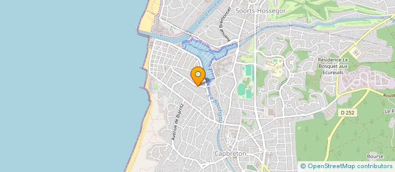 localisation de l'entreprise SCI LE JARDIN D ASSE  CAPBRETON