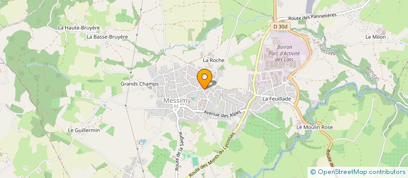 localisation de l'entreprise SCI LE JARDIN DE GRIGNAN  MESSIMY