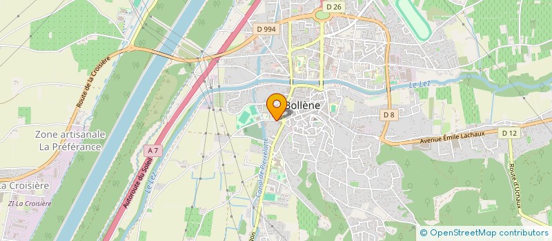 localisation de l'entreprise SCI LE JARDIN DE JADE  BOLLENE