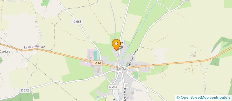 localisation de l'entreprise SCI LE JARDIN DE LA DUVALLIERE à SAP-EN-AUGE