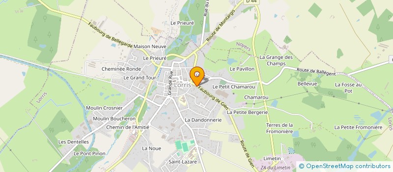 localisation de l'entreprise SCI LE JARDIN DE LA ROSE à LORRIS