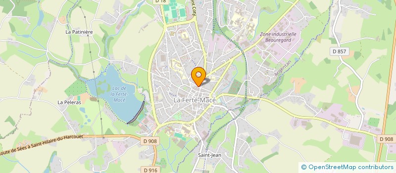 localisation de l'entreprise SCI LE JARDIN DE LIGNOU à LA FERTE MACE