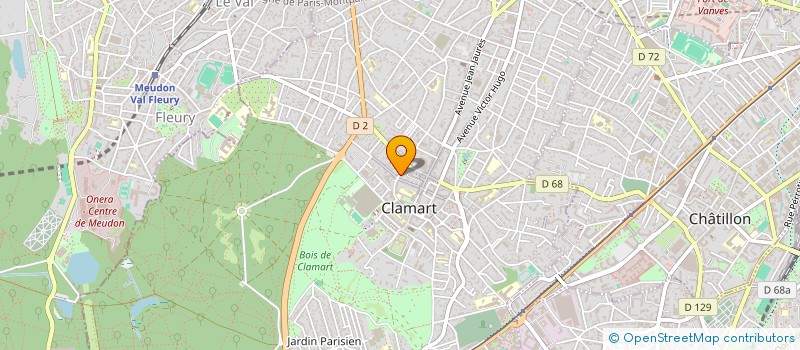 localisation de l'entreprise SCI LE JARDIN DE LOUISE à CLAMART