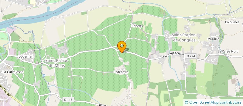 localisation de l'entreprise SCI LE JARDIN DE PAPE  SAINT-PIERRE-DE-MONS