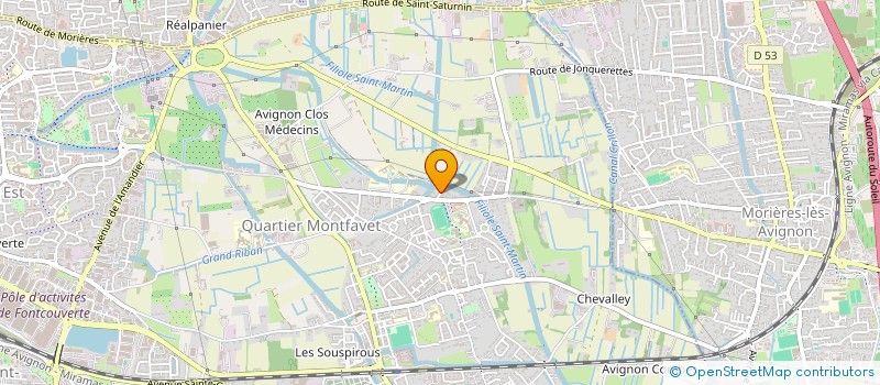 localisation de l'entreprise SCI LE JARDIN DE ROCHEFORT  AVIGNON