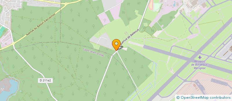 localisation de l'entreprise SCI LE JARDIN DE ROLAND  MERIGNAC