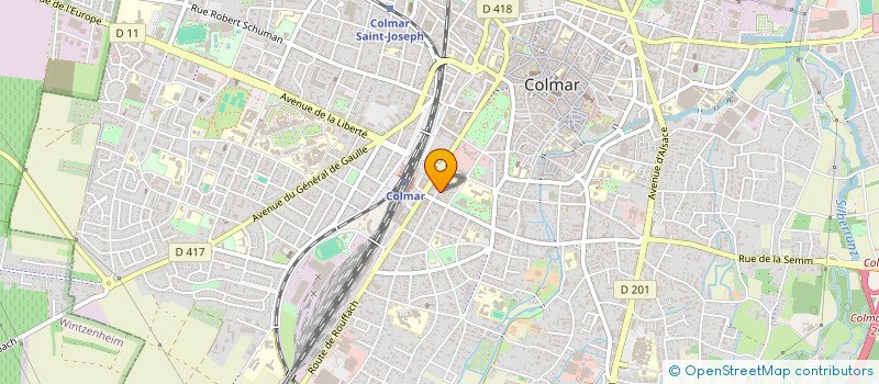 localisation de l'entreprise SCI LE JARDIN DE STEPH  COLMAR