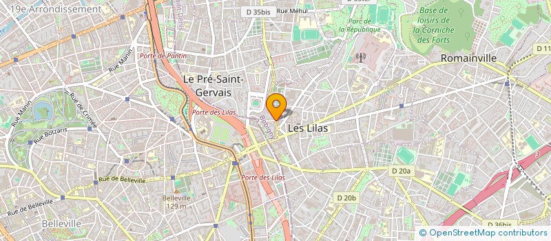 localisation de l'entreprise SCI LE JARDIN DE VICHY à LE PRE-SAINT-GERVAIS
