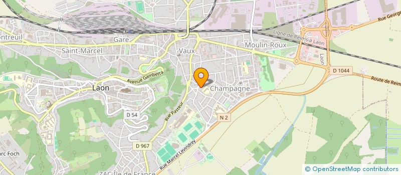 localisation de l'entreprise SCI LE JARDIN DEMEURE à LAON