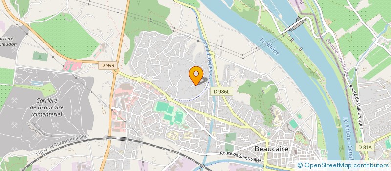 localisation de l'entreprise SCI LE JARDIN DES ALPILLES  BEAUCAIRE