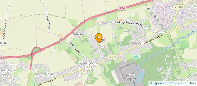 localisation de l'entreprise SCI LE JARDIN DES COULEURS  MOUEN