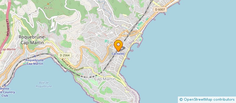 localisation de l'entreprise SCI LE JARDIN DES DOGES à ROQUEBRUNE-CAP-MARTIN