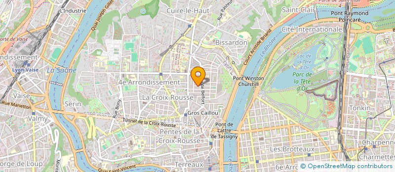 localisation de l'entreprise SCI LE JARDIN DES DOMBES  LYON