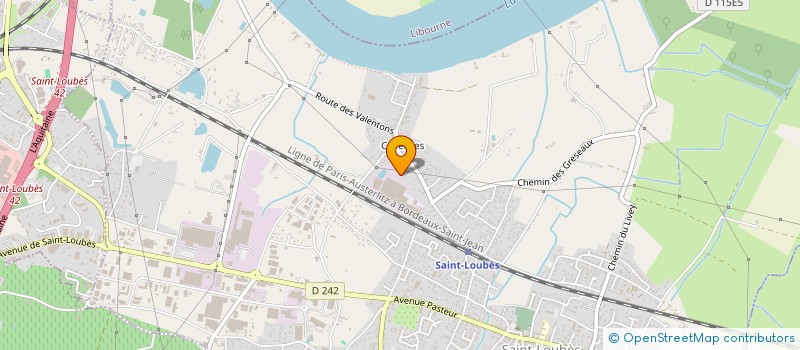 localisation de l'entreprise SCI LE JARDIN DES ROSES  SAINT-LOUBES