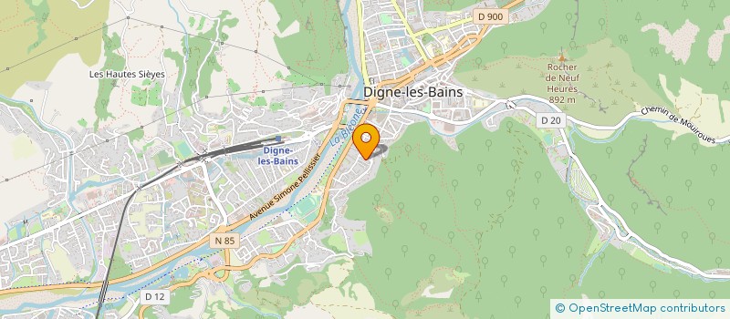localisation de l'entreprise SCI LE JARDIN DES SIEYES à DIGNE-LES-BAINS