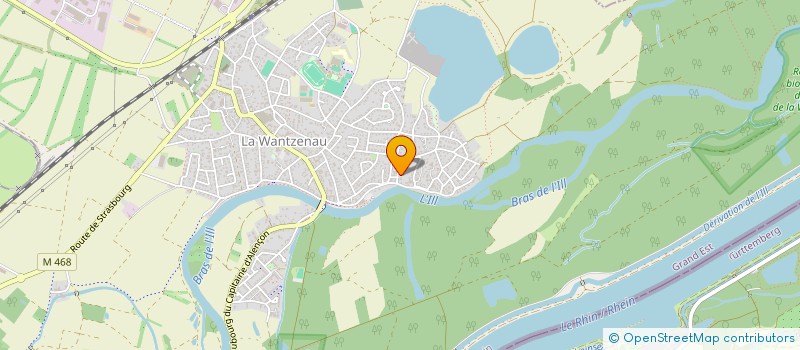 localisation de l'entreprise SCI LE JARDIN DU LANDSBERG  LA WANTZENAU