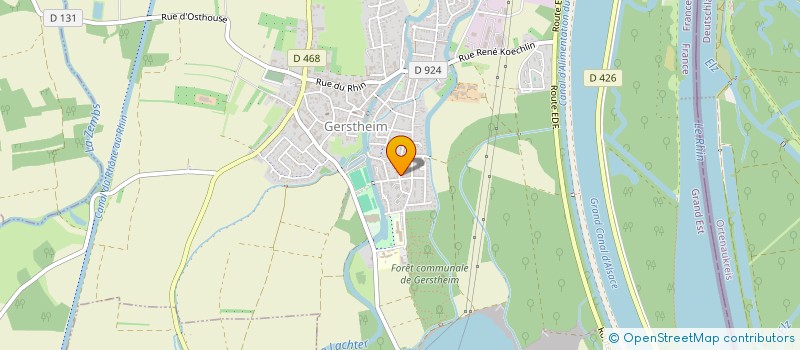 localisation de l'entreprise SCI LE JARDIN DU MOULIN  GERSTHEIM