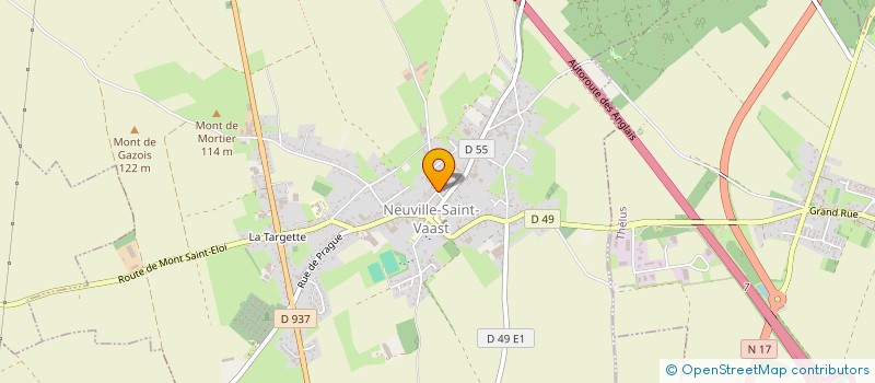 localisation de l'entreprise SCI LE JARDIN DU ROI  NEUVILLE-SAINT-VAAST