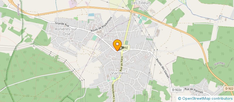 localisation de l'entreprise SCI LE JARDIN HENRY  VIARMES