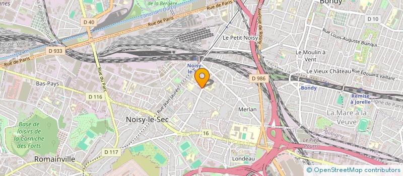 localisation de l'entreprise SCI LE JARRIER à NOISY-LE-SEC
