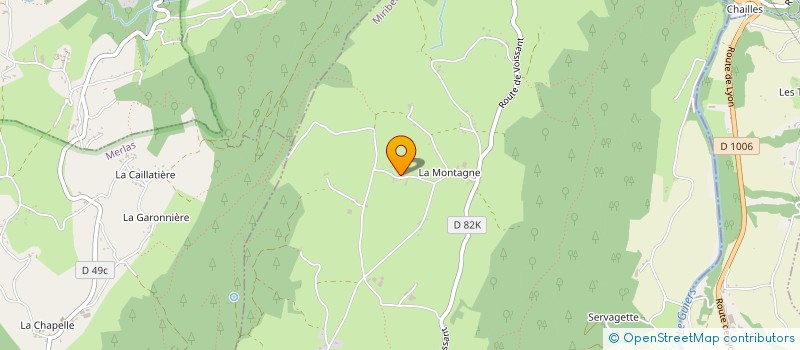 localisation de l'entreprise SCI LE JAS  SAINT-PIERRE-DE-CHARTREUSE