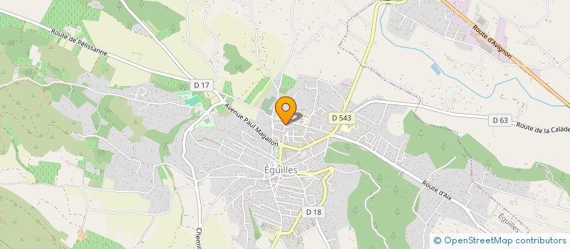 localisation de l'entreprise SCI LE JAS  EGUILLES