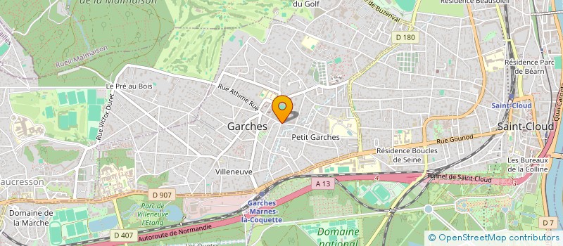 localisation de l'entreprise SCI LE JAS DE FLAUX à GARCHES