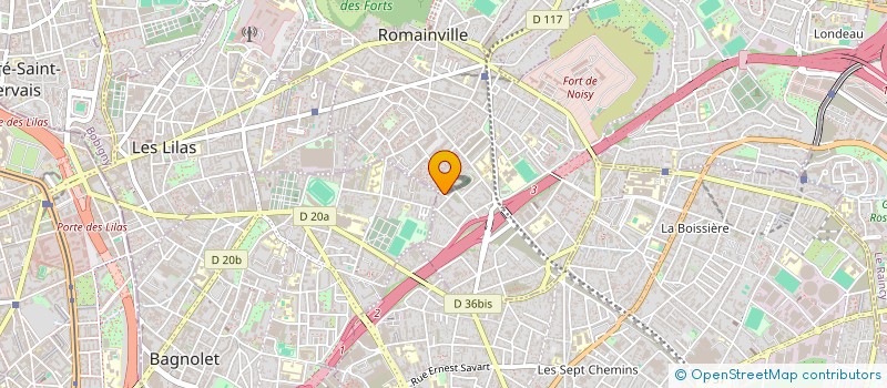 localisation de l'entreprise SCI LE JASMIN DES POETES à ROMAINVILLE