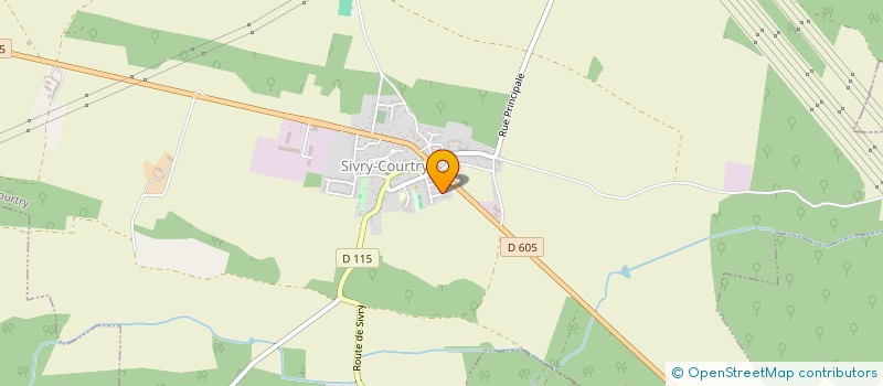 localisation de l'entreprise SCI LE JAUNAY  SIVRY-COURTRY