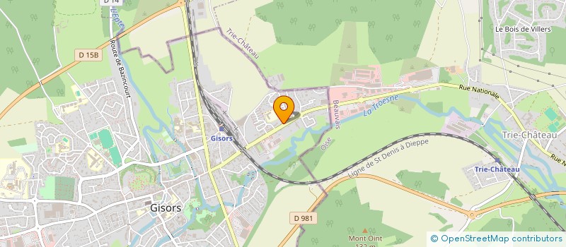 localisation de l'entreprise SCI LE JEHAN à GISORS