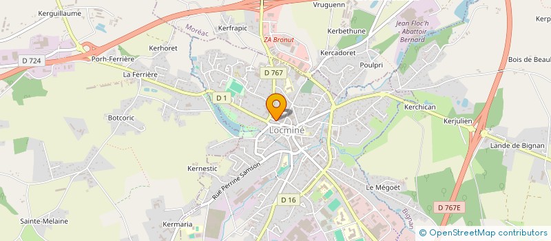 localisation de l'entreprise SCI LE JELOUX  MOREAC