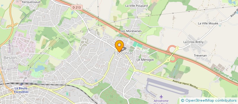 localisation de l'entreprise SCI LE JERZUAL  LA BAULE-ESCOUBLAC