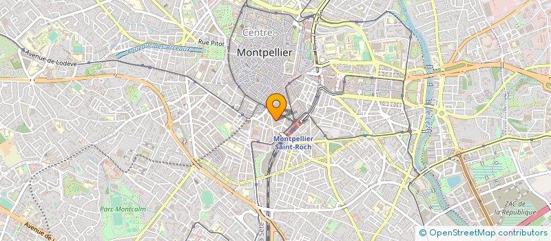 localisation de l'entreprise SCI LE JEU DE BOULES à MONTPELLIER