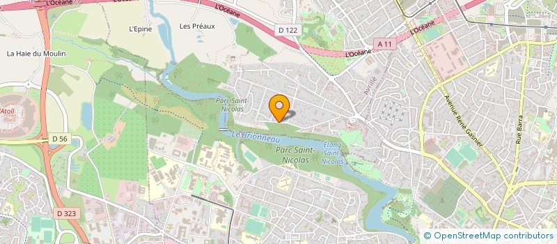 localisation de l'entreprise SCI LE JEUNE à AVRILLE