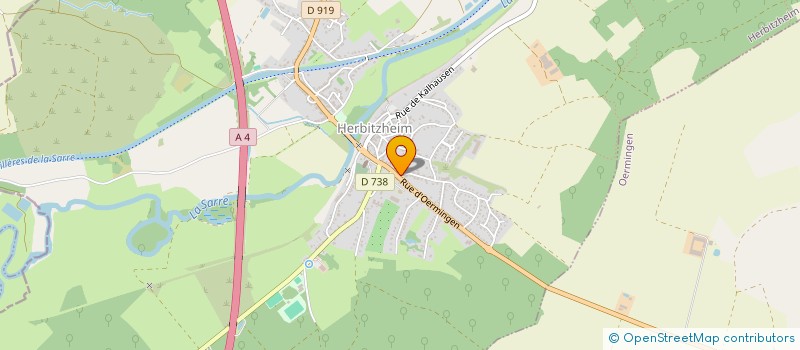 localisation de l'entreprise SCI LE JEUNE COLIBRI DORE  HERBITZHEIM