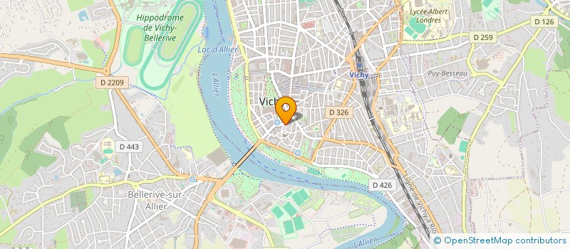 localisation de l'entreprise SCI LE JOLAN à VICHY