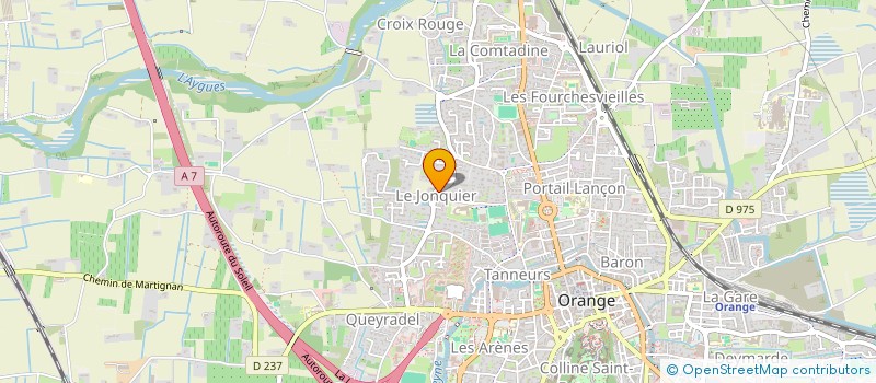 localisation de l'entreprise SCI LE JONCQUIER  ORANGE