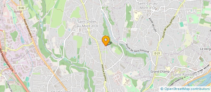 localisation de l'entreprise SCI LE JONQUIER  SAINT-DIDIER-AU-MONT-D'OR