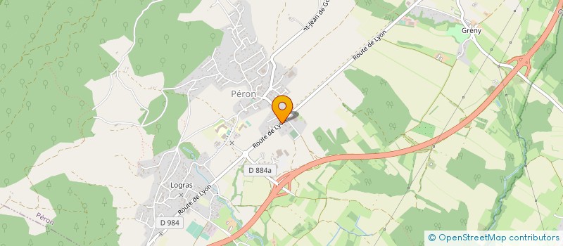 localisation de l'entreprise SCI LE JORAN  PERON