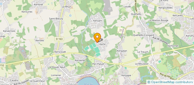 localisation de l'entreprise SCI LE JOSSEC à PLOEMEUR