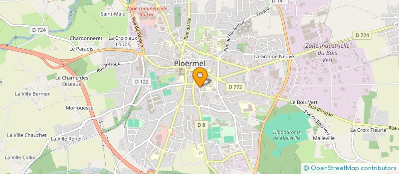 localisation de l'entreprise SCI LE JOSSEC INVEST  PLOERMEL