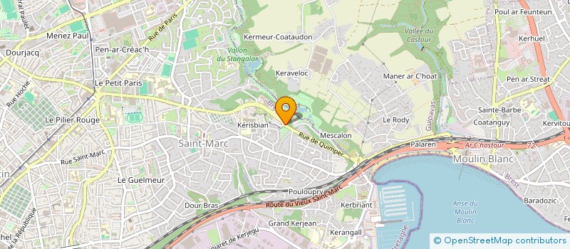 localisation de l'entreprise SCI LE JOUR  BREST