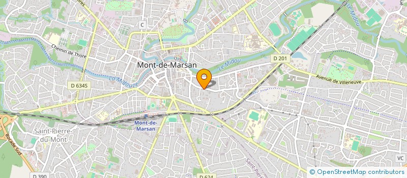 localisation de l'entreprise SCI LE JOURNU AUBER à MONT-DE-MARSAN