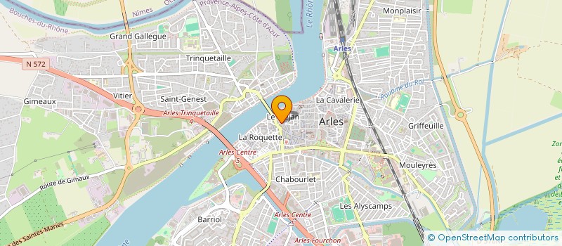 localisation de l'entreprise SCI LE JOUVENE à ARLES