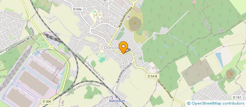 localisation de l'entreprise SCI LE JOYEUX LAVANDIER  OSTRICOURT