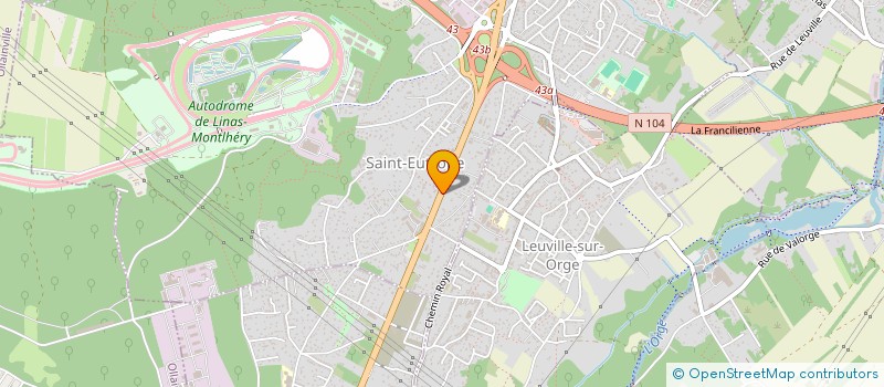 localisation de l'entreprise SCI LE JUBILE à LINAS