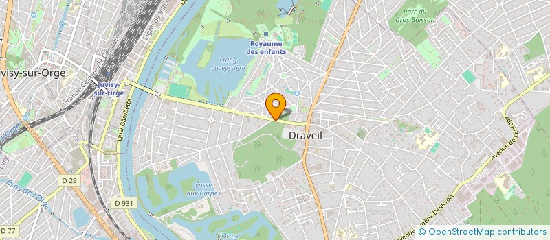 localisation de l'entreprise SCI LE JURIS à DRAVEIL