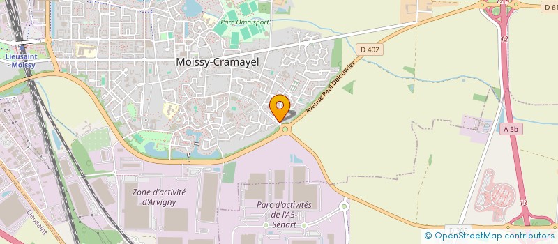 localisation de l'entreprise SCI LE JUVISY à MOISSY-CRAMAYEL