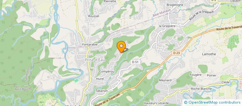 localisation de l'entreprise SCI LE KALAWANG  PETIT-BOURG