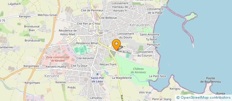 localisation de l'entreprise SCI LE KALEDONIAN  SAINT-POL-DE-LEON